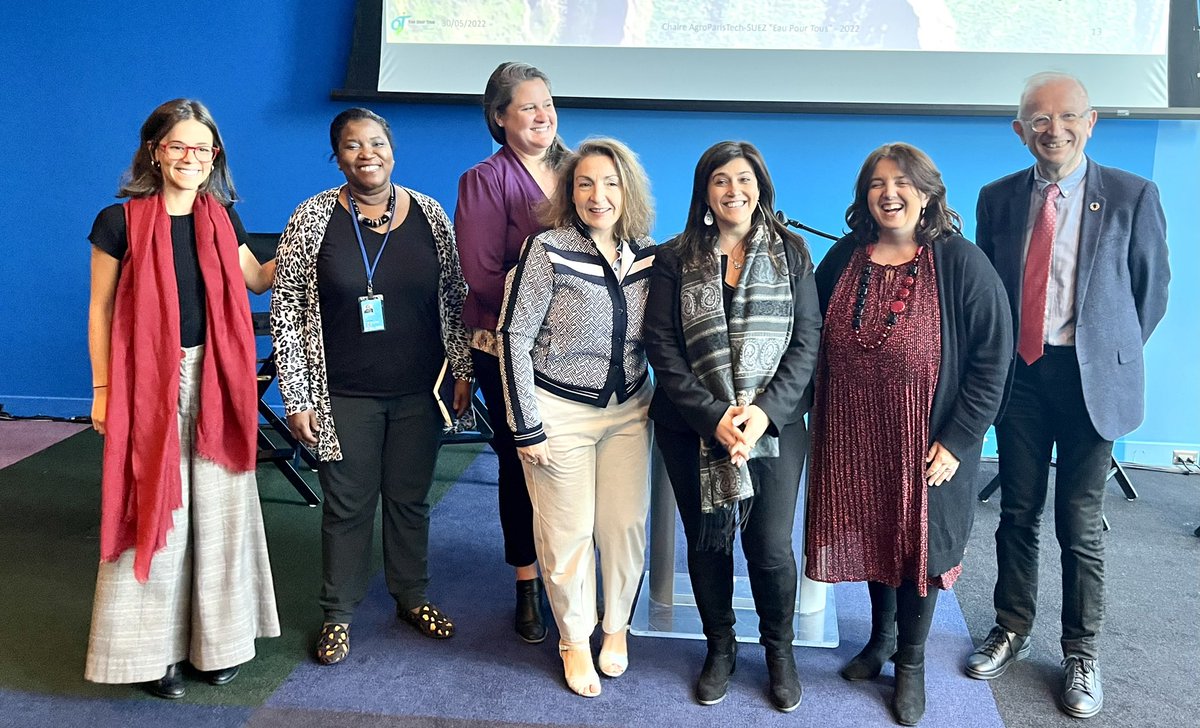 yvetteramosFR's tweet photo. Fantastic to be voicing women and men working in #STEM for the benefits of #water4all #waterEquity at the #UNWater2023Conference with @womenvai delegates @AuraBustillo @LYLIANPARIS and partners @SusanaViseu @marisealmeida3 @oceanpact @epf_ingenieurs @EPF_Projets @AB5Consulting https://t.co/EbtcmLZQW9