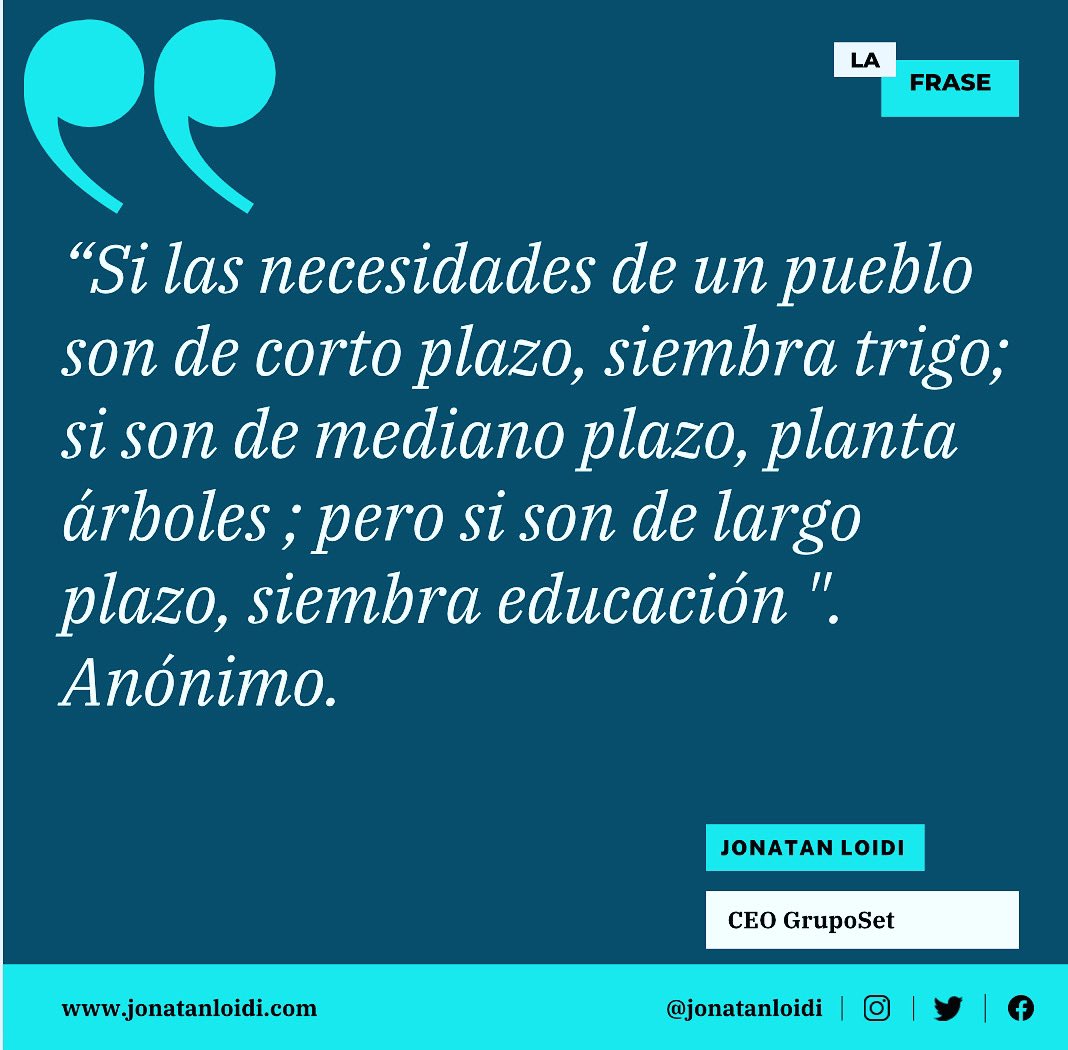 Cuando entendamos esto podremos cambiar..
<a href="/martinredrado/">Martín Redrado</a> esto tiene que estar en el plan..
<a href="/PRossiOficial/">Pablo Rossi</a> <a href="/JonatanViale/">Jonatan Viale</a> <a href="/nachoviale/">Nacho Viale</a>