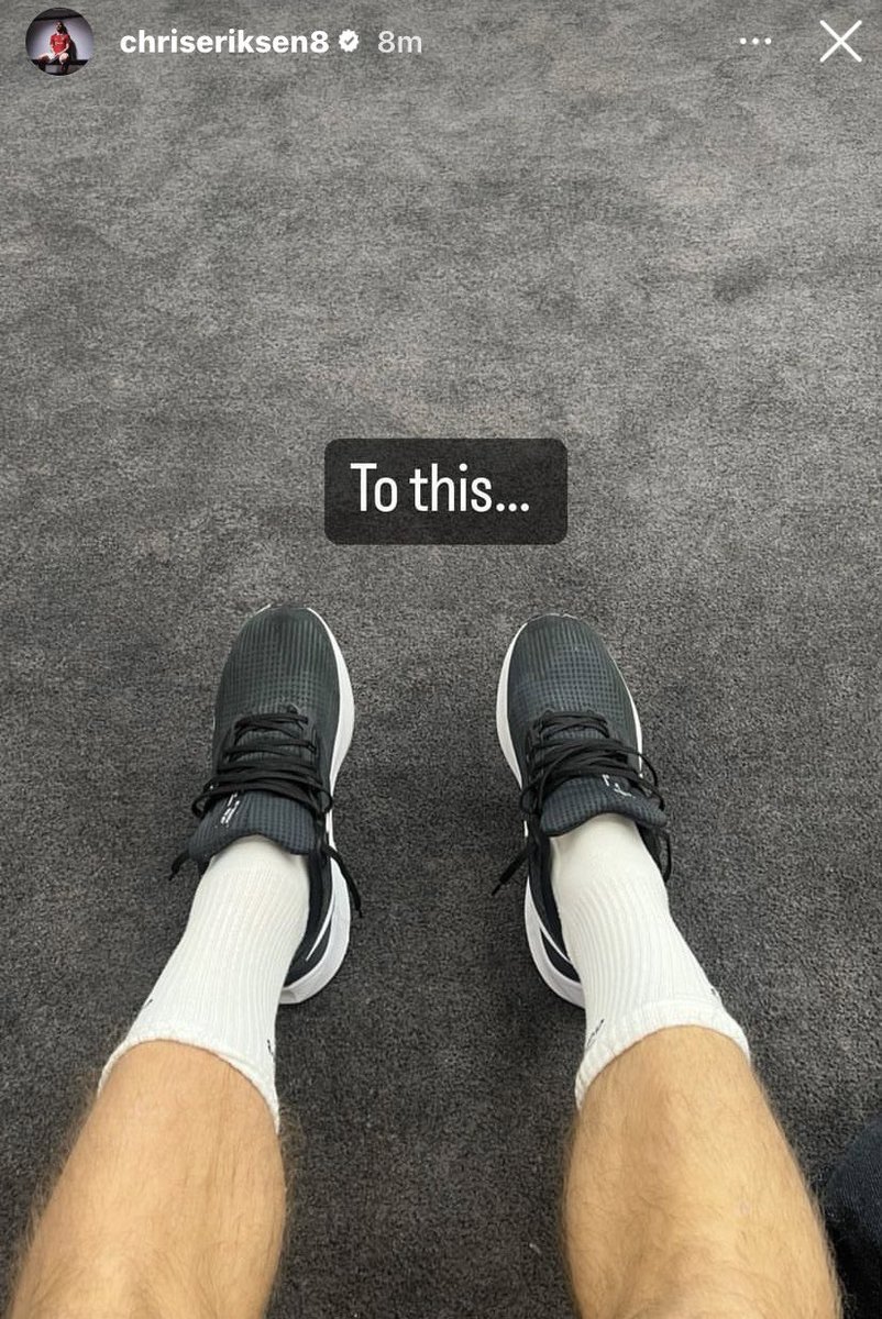 centredevils's tweet photo. Christian Eriksen on Instagram 🔜🔙 https://t.co/zcSgx7z0NP