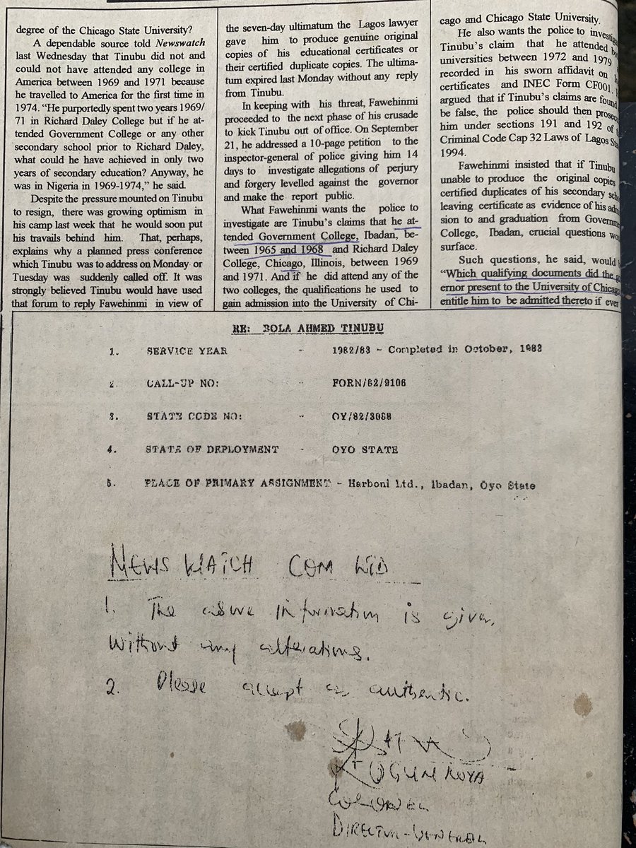 DavidHundeyin's tweet photo. Newswatch Magazine, 1999.

24 years later, this fraudster is finally seeing long-overdue examination. https://t.co/wRTJq44evx