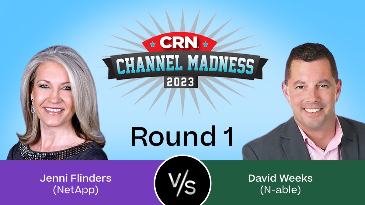 Vote for NetApp's Jenni Flinders in CRN’s Channel Madness Tournament of Chiefs! Her extensive partner experience has earned her CRN’s nomination. Now you can help her be named 2023 Champion—vote soon and vote often! ms.spr.ly/60105NiCe

#CRNChannelMadness #ChannelPartners