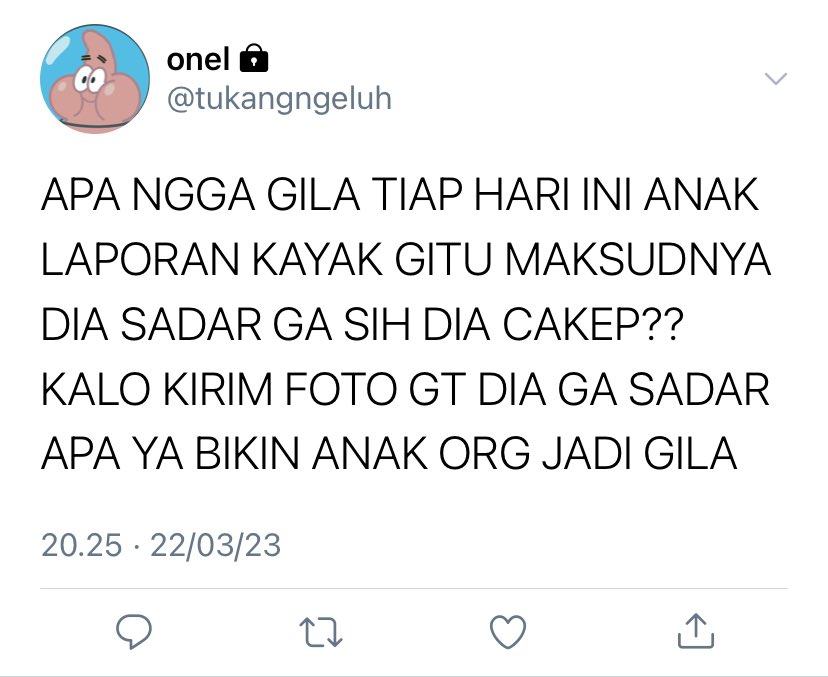 jenayspace's tweet image. si tiba-tiba