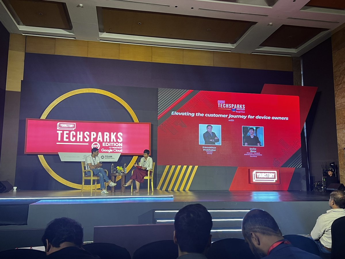 What a panel it was because of <a href="/ipusays/">Ipsita Basu</a> at #TechSparksMumbai <a href="/mumbai_tech_/">Tech Entrepreneurs Association of Mumbai (TEAM)</a> <a href="/ServifyHQ/">Servify</a> 

It was great meeting you Ipsita ma”am🔥