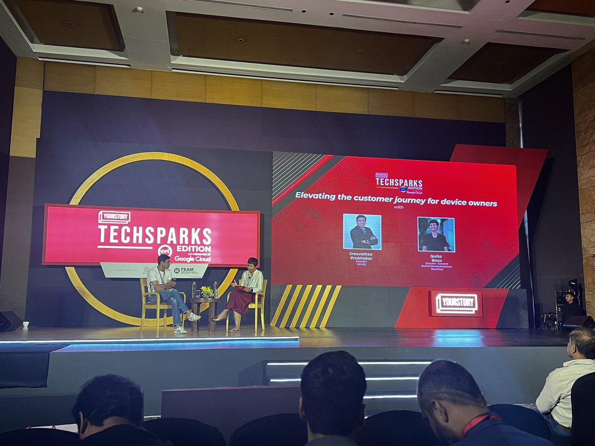 What a panel it was because of @ipusays at #TechSparksMumbai @mumbai_tech_ @ServifyHQ 

It was great meeting you Ipsita ma”am🔥