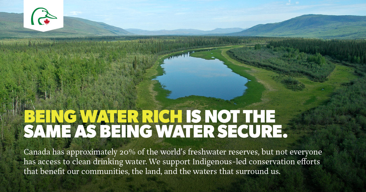 DUCBoreal's tweet photo. Let's talk about water security this #WorldWaterDay. We support Indigenous leadership as they work towards water stewardship through IPCAs and land relationship planning. https://t.co/vS4X5rEhxq