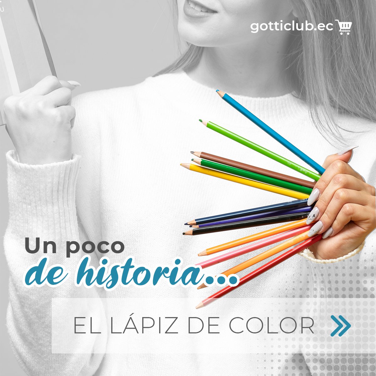 ClubGotti's tweet photo. Un poco de Historia...de la mano de Gotticlub 
El lápiz de color
#historia #lapizdecolor #información #tiendaonline #entragadomicilio #utliesescolares https://t.co/Xwq6qlzpLA