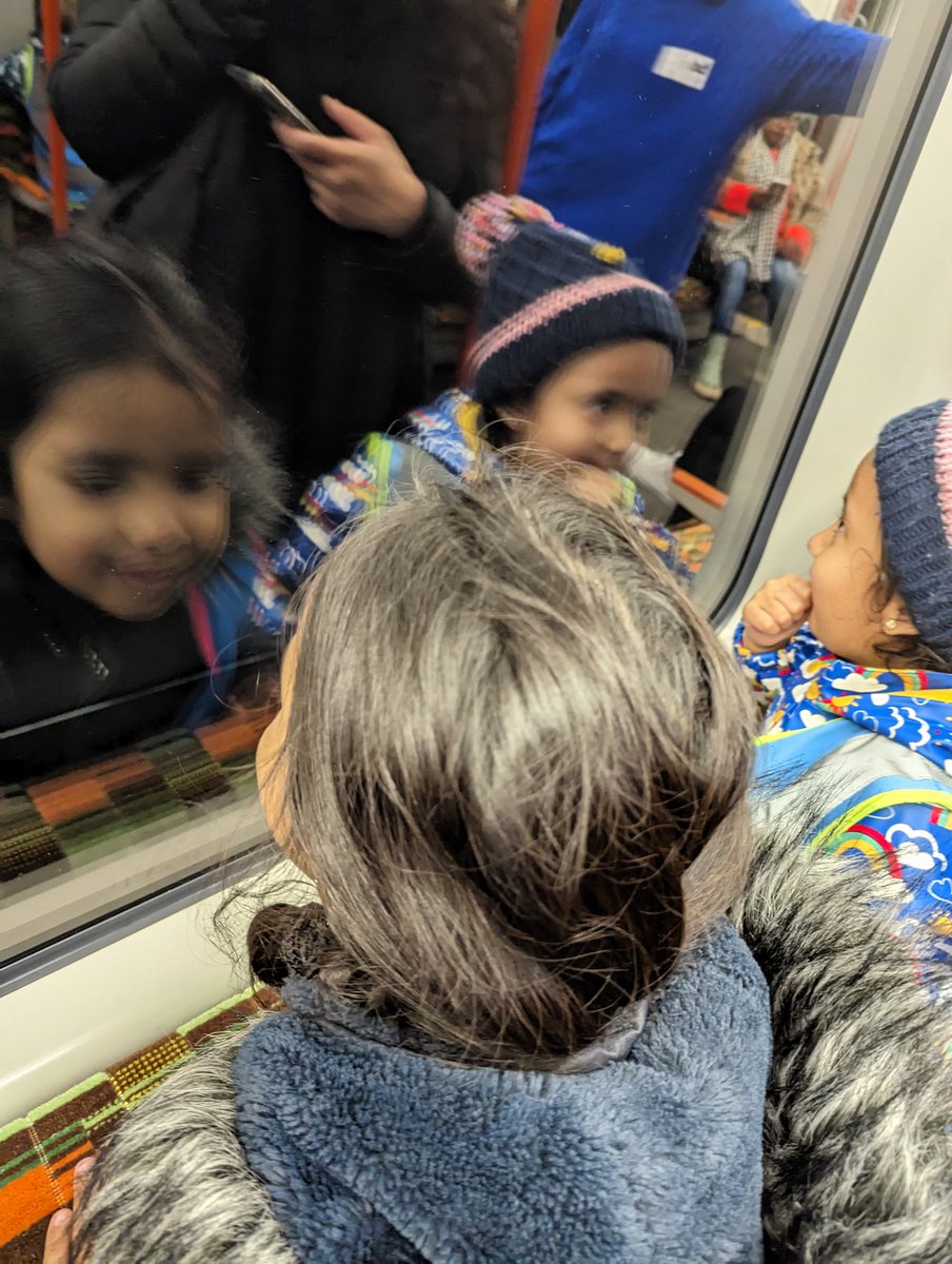 We enjoyed going through the tunnel...the window turned into a mirror 🪞