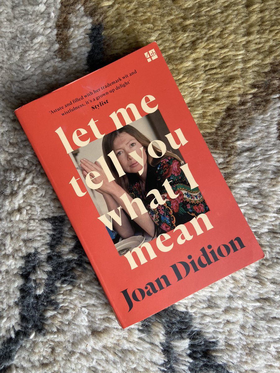 ame_less's tweet photo. I will never stop reading and re-reading Didion, “The arrangement of the words matters, and the arrangement you want can be found in the picture in your mind.” https://t.co/QtEj6oU3nb
