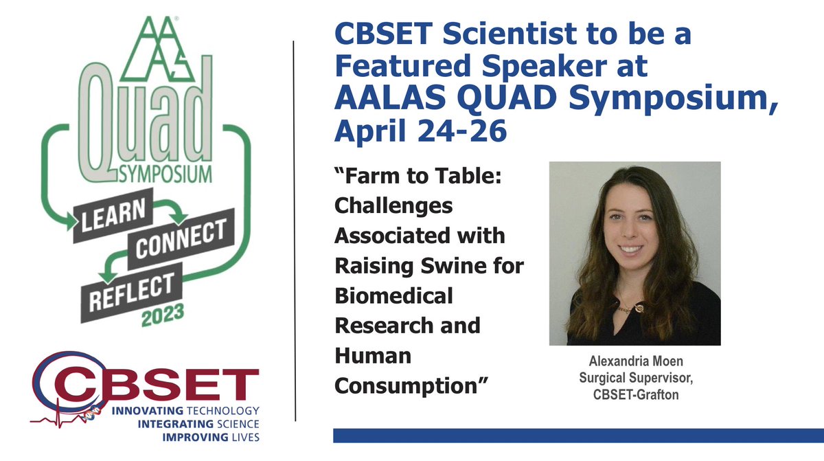 CBSETInc's tweet photo. LEARN MORE ABOUT the transformative value of the animal and human partnership in biomedical research. https://t.co/mUKcLwfQKr #AALAS. #LaboratoryAnimalScience. #VetTech. #BiomedicalResearch. #Innovation. https://t.co/dOXWjS0dJ2
