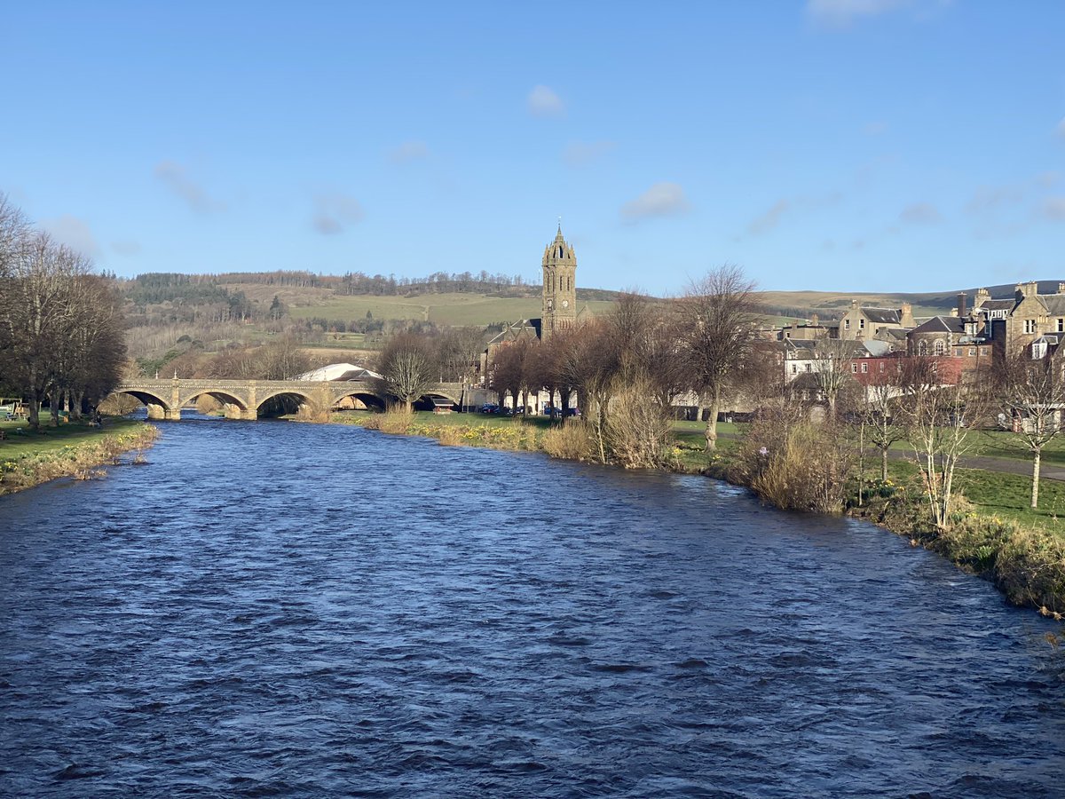 JudithDenwood's tweet photo. A beautiful morning here in Peebles #WednesdayMotivation #Scotland #runbeforework ❤️ https://t.co/1eNQb38WOp
