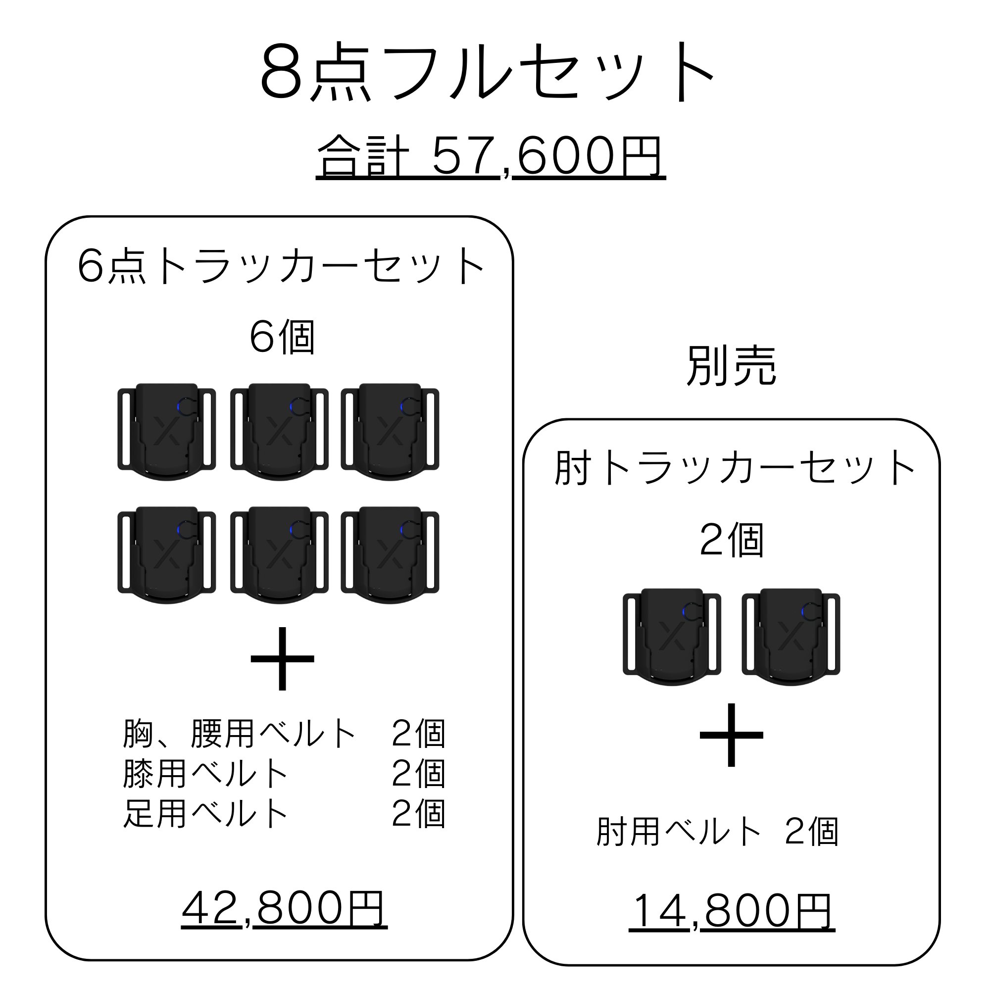 Xintracker1.0 8点フルセット-