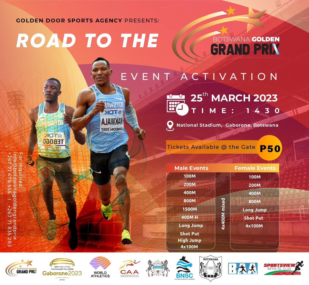 Africa Updates on Twitter "RT OfficialBrandBW Stage set for Golden