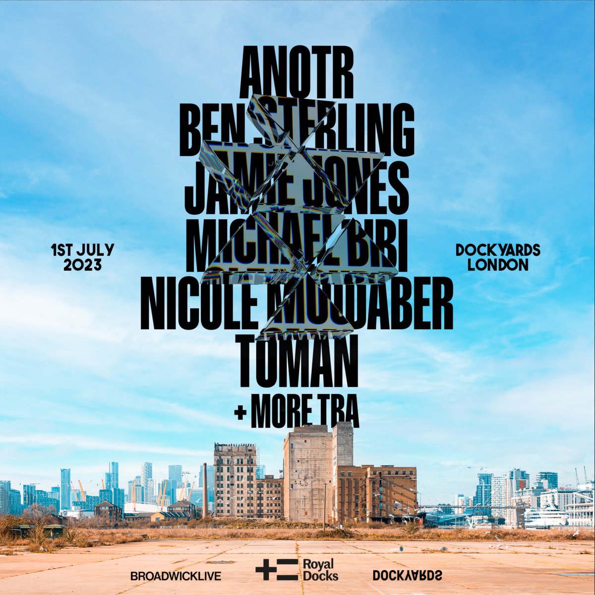 Phase 1: Complete ✅
And we’re not done yet. 14 more artists yet to be announced. See you in July 🌤️
@DockyardsLondon