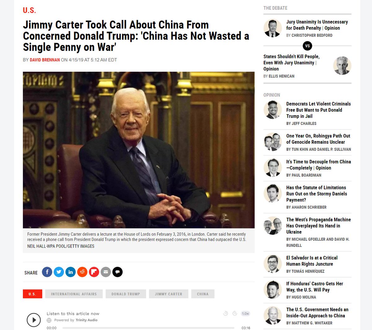 iSmartLady123's tweet photo. @POTUS #JimmyCarter:#China Has Not Wasted a Single Penny on #War.Since 1979,do U know how many times China has been at war w/ anybody?NONE.And we have stayed at war.This is because of America's tendency to #force other nations to "#adopt our American principles."https://t.co/GaNZpuaXKW. https://t.co/r0vtn5Lpqq