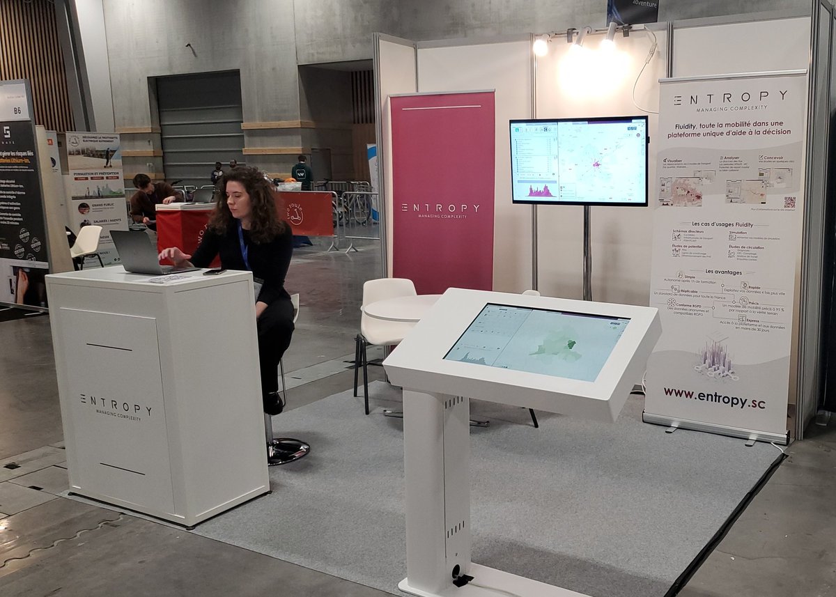 Au salon <a href="/AUTONOMY/">AUTONOMY</a> à Paris, Porte de Versailles, Pavillon 6, aujourd'hui et demain.

Venez découvrir Entropy, tester notre logiciel, connaître nos offres.