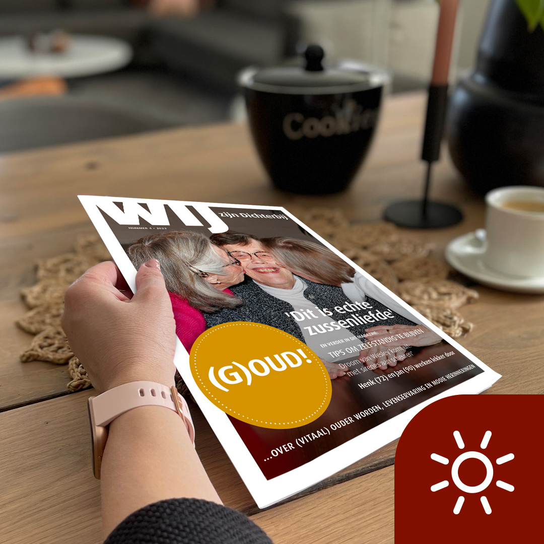 WIJ Magazine - het blad van Dichterbij - verschijnt deze week. Wil je het magazine alvast online lezen? Dat kan via deze link: dichterbij.nl/wij?utm_source… 

#Dichterbij #WIJmagazine #gehandicaptenzorg