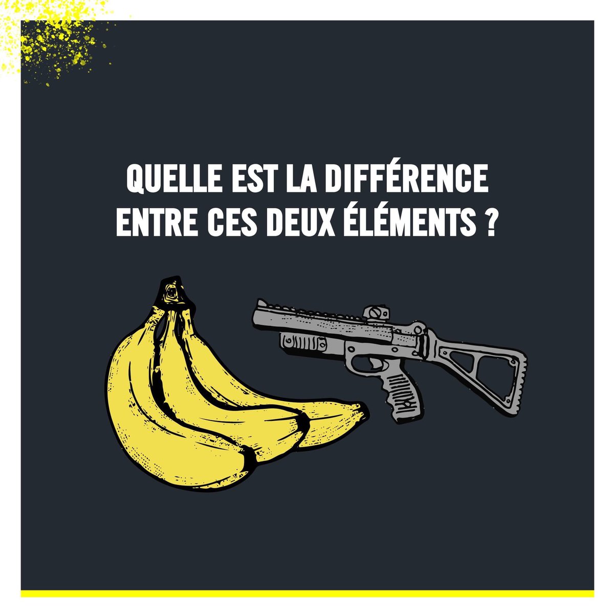 emmanuelito110's tweet photo. Le commerce des bananes est contrôlé… pas celui des armes à létalité réduite. Un traité mondial pour réglementer leur commerce s’impose !

#Amnestyinternational https://t.co/fBIQnRt1uU