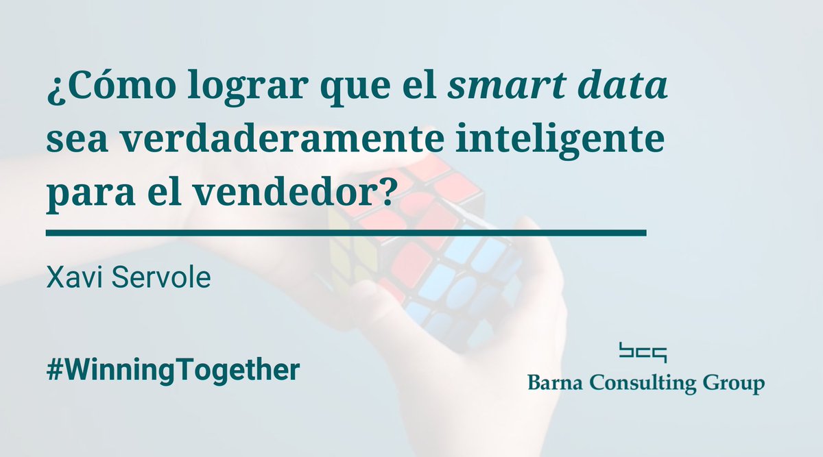 BarnaConsulting's tweet photo. ¿El vendedor debe renunciar a parte del tiempo que dedicaba a las visitas comerciales para estudiar mejor los datos de los que dispone?

@XaviServole nos dice que sí, y nos cuenta cómo lograr que estos datos sean realmente útiles para el vendedor.

https://t.co/5v8zQPNmey https://t.co/pY7voZpxoB