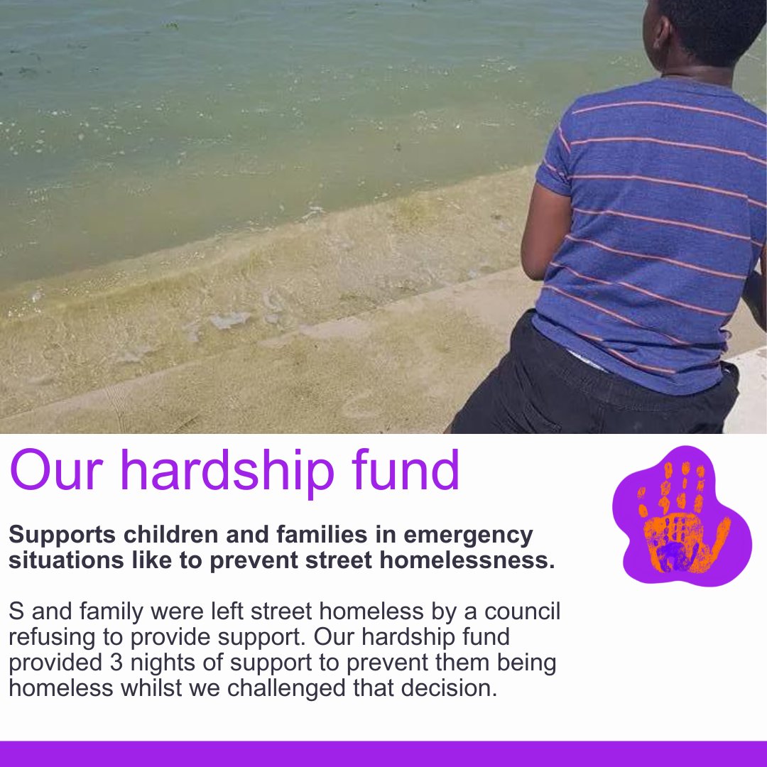 We need your help! Our hardship fund supports children in emergency situations to access safe accommodation and essentials, whilst their keyworker works on getting them support. Last year we spent about 5k providing support. Can you help us this year? zurl.co/er62