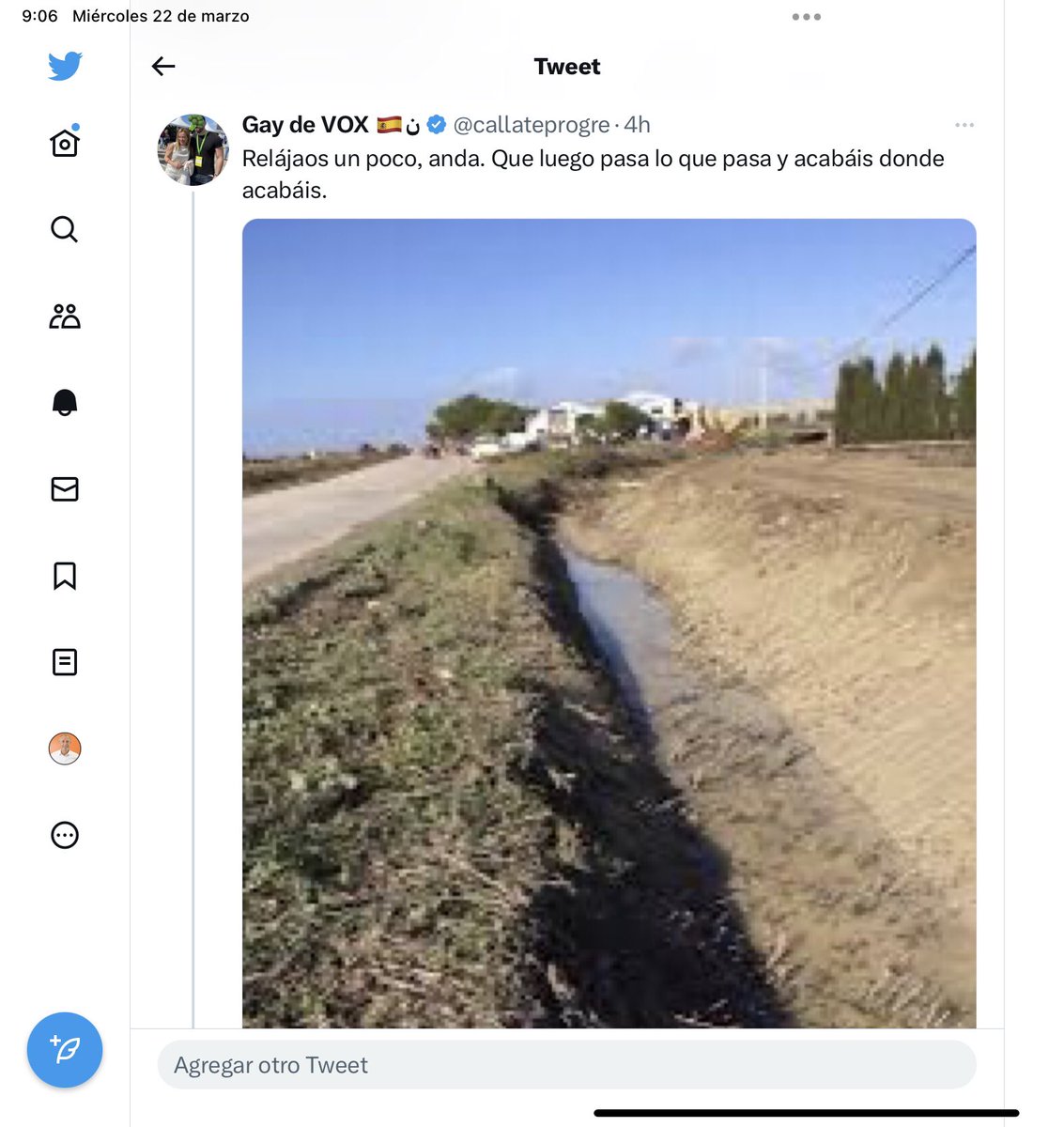 joanbaldovi's tweet photo. Esto es de hoy mismo: o te callas o acabarás tirado en una cuneta, como les pasó a tantas personas. 
Las consecuencias del discurso del odio de Vox. Contra esto no podemos permanecer neutrales, equidistantes @ppopular https://t.co/slid8lpWTf