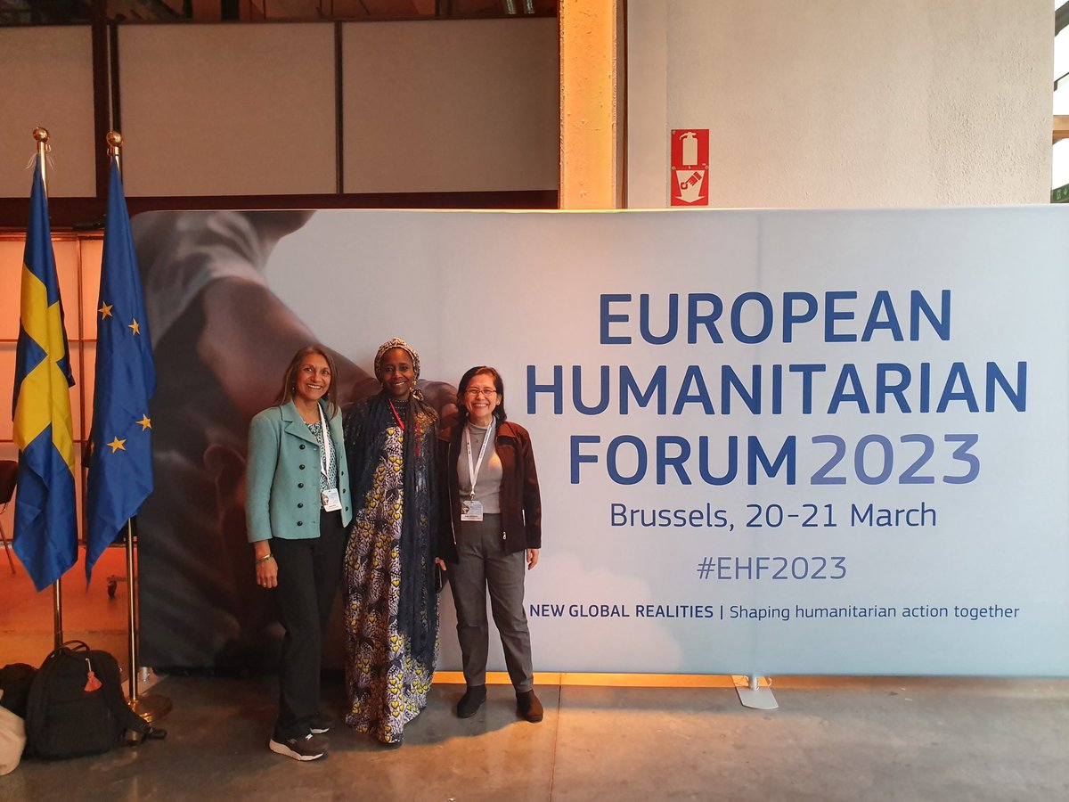 @GrandBargain is the only platform that brings together all stakeholders and it needs to continue for longer term in light of all the challenges we face. @A4EP2 GB Principal @Nanet_Antequisa and Sherpa @fatimashehu_I @SmrutiPatel11 focal point at the #EHF2023
