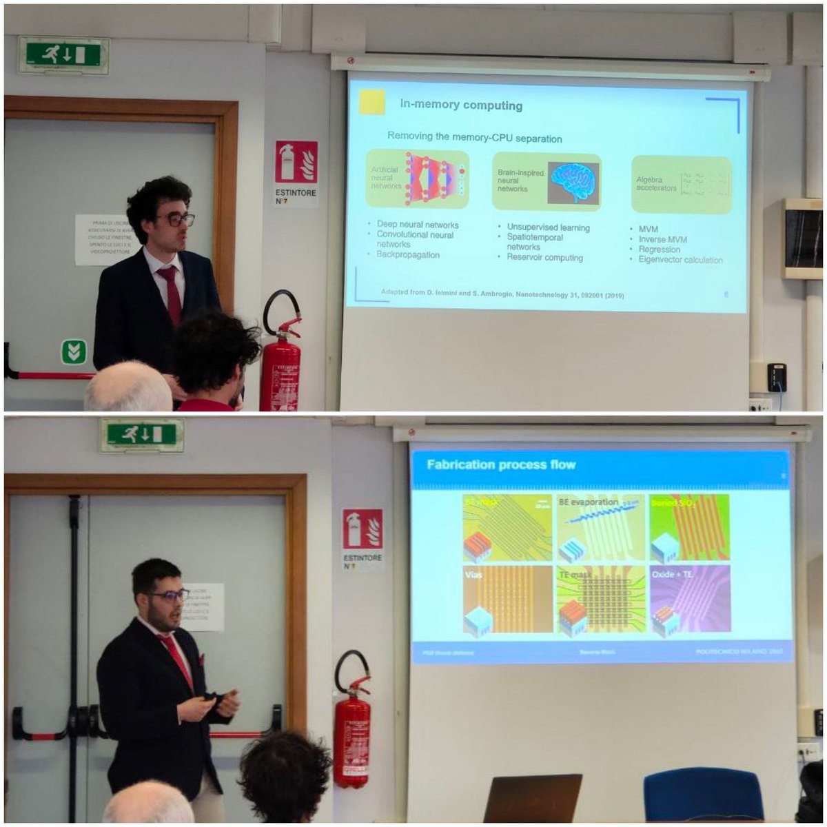 Big congrats to our fellows Matteo Farronato and Saverio Ricci, who successfully defended their #PhD thesis last week.
We are proud of you guys!!

#NEDLab #PoliMI #Research #2Dmaterials #VolatileMemory #celebration