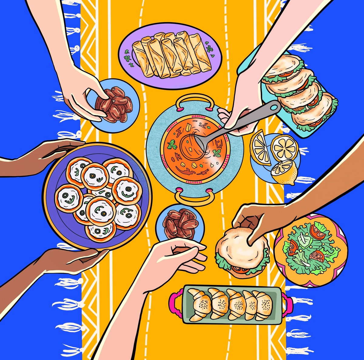 كل عام و انتم بخير و رمضان كريم!
It's that time of the year 💙  ramadan kareem