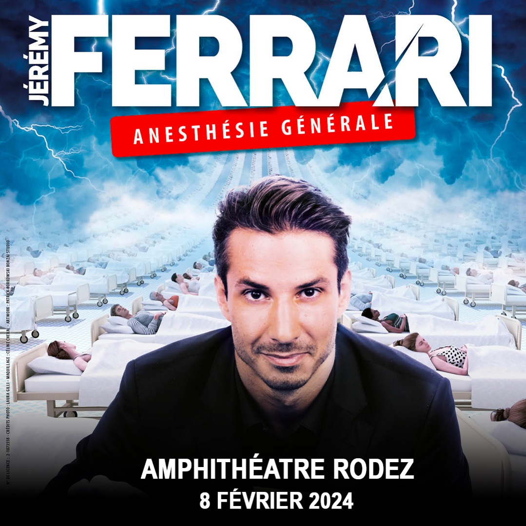 Retrouvez Jérémy Ferrari à l'Amphithéâtre Rodez le 8 février 2024 ! ✨ Billetterie : spectacles.bleucitron.net/reserver/jerem…
