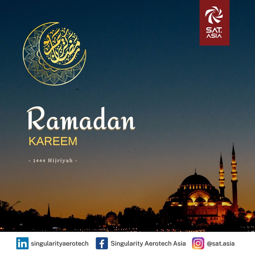 _satasia's tweet photo. Ramadan Kareem 2023.
May this Ramadan be prosperous for all of us, bringing
us good health and happiness.
#SATeam #Ramadan2023
#RamadanMubarak #1444H https://t.co/UHSI7De8kA