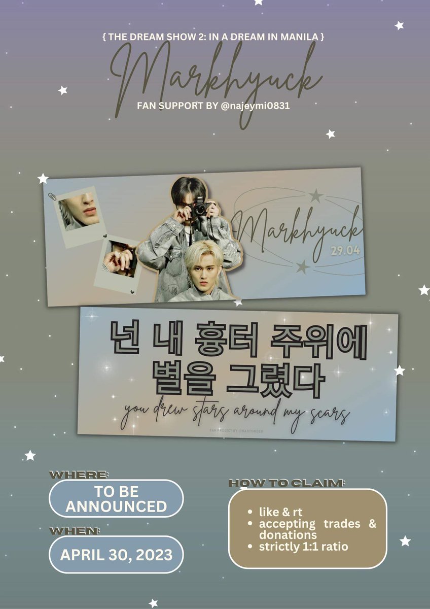 najeymi0813's tweet photo. ♥︎ THE DREAM SHOW 2 IN MANILA ♥︎

➪ 1/3 from my tds2 give aways, i’m giving you my hardworking babies— my comfort ship, MAHAE. details are provided already. see you there!

☃︎ credits to @_sunprism for poster &amp; banner design🤍

#THEDREAMSHOW2_In_A_Dream 
#TDS2inMNL https://t.co/xuXXnCXYUd