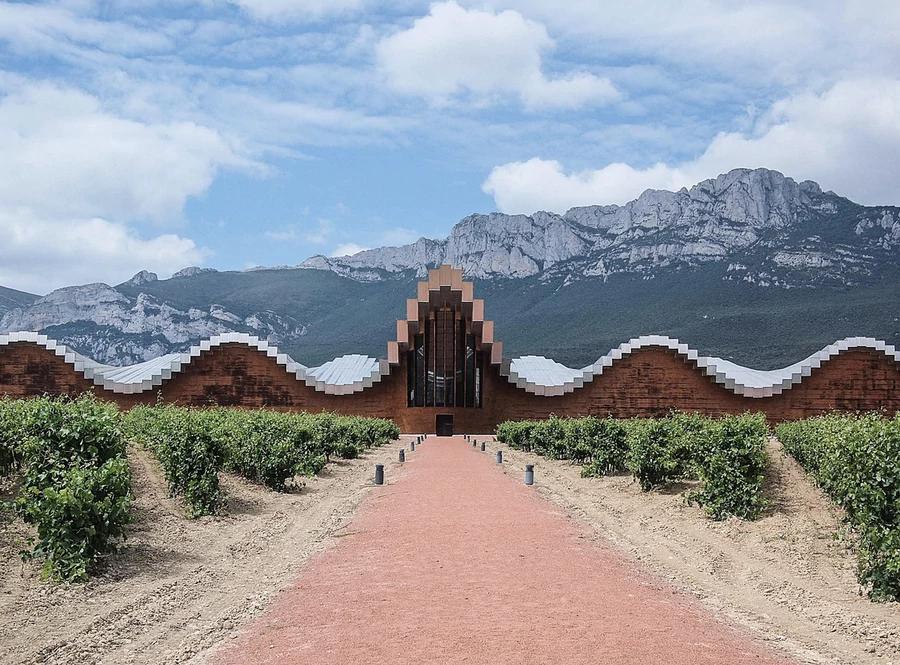 Bodegas Ysios winery in the Spanish region of Rijoa was designed in 2001 by the architect Santiago Calatrava, who works in a style sometimes called 'bio-tech'. #architecture #architect via ift.tt/jOBs6zG