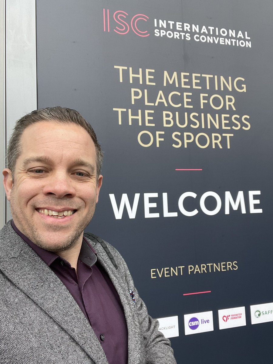 Looking forward to an interesting day ahead at the International Sports Convention at @SpursOfficial Stadium. #ISCLondon