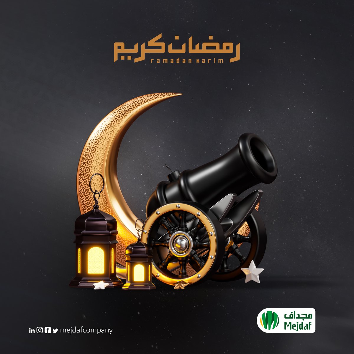 mejdaf_sa's tweet photo. رمضان كريم، أعاده الله عليكم باليُمن و الخير و البركات 🌙

Ramadan Kareem!🌙 May this holy month bring you prosperity, peace and joy.

#ramadan
#saudiarabia https://t.co/g1jGHABhUX