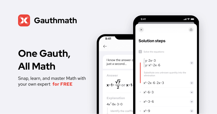 EducationalAppStore on X: 'Gauthmath app is the best free math problem  solver app that instantly solves mathematics problems from your smartphone  using the camera. Download now - https://t.co/GBQQvPEBbM  https://t.co/YKw3G4JKI1' / X