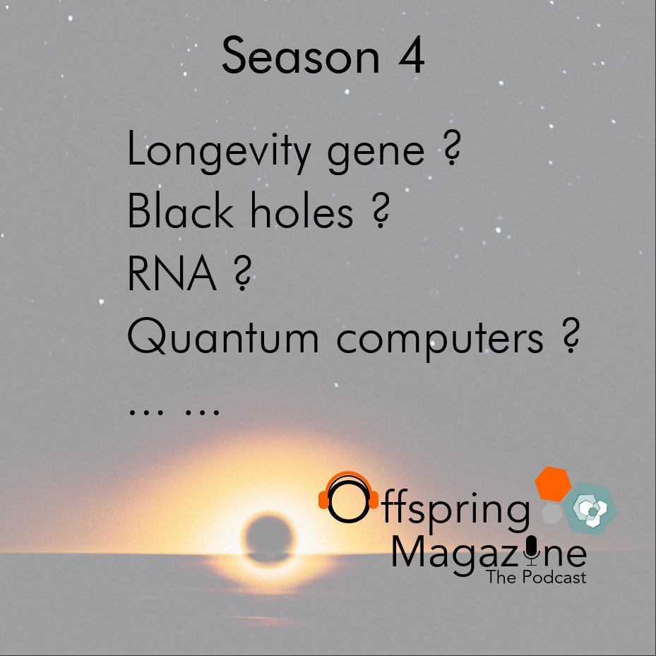 We are coming back!!! #Season4 #Podcast will start on 31th of March with the introduction of our whole season:D Who will be the hosts of our new seasons? check out @BeatriceLansbe1 @Xiaoran @marceljuengling @Juli @Andres @Jaswanth Topics #BlackHole #RNA #quantumcomputing
