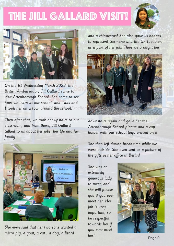 AttenboroughSc1's tweet photo. Hot off the press! The latest edition of Attenborough News, written by our global citizens focusing on real news stories! #writingforpurpose#newsclub https://t.co/u7NmVKtIOz