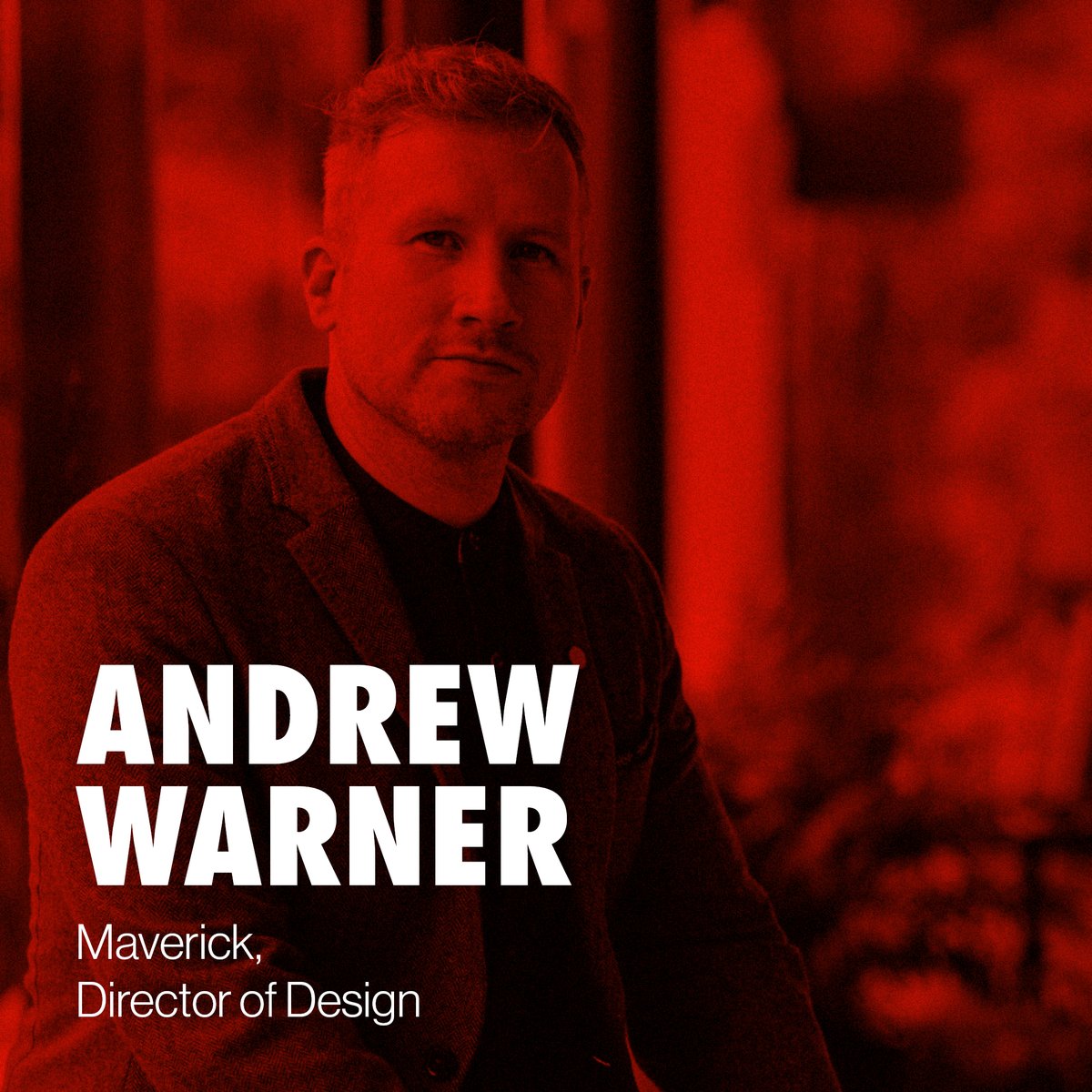 Andrew Warner 
🧐 Director of Design at <a href="/MaverickIntl/">Maverick Communications International</a> 
👨‍💻 Over 15 years experience, leading a practised studio team, and working on both global and boutique Irish brands