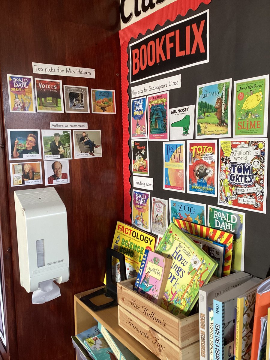 Year 3 Manor Leas (@manorleas_year3) on Twitter photo We love our Bookflix display in Shakespeare Class! We are inspired by many authors <a href="/TomFletcher/">Tom Fletcher</a> <a href="/HeatherPindar/">Heather Pindar</a> <a href="/KateDiCamillo/">Kate DiCamillo</a> <a href="/radioleary/">Dermot O'Leary</a> <a href="/roald_dahl/">Roald Dahl</a> We love our Bookflix display in Shakespeare Class! We are inspired by many authors <a href="/TomFletcher/">Tom Fletcher</a> <a href="/HeatherPindar/">Heather Pindar</a> <a href="/KateDiCamillo/">Kate DiCamillo</a> <a href="/radioleary/">Dermot O'Leary</a> <a href="/roald_dahl/">Roald Dahl</a>