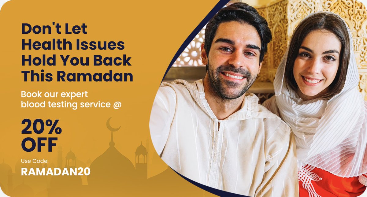 Stay on top of your health this Ramadan with our expert blood testing services! 
Book now and use code: Ramadan20 for 20% off. 
Link in bio🔗

#RamadanHealth #BloodTesting #ExpertCare #Valeo #feelvaleo