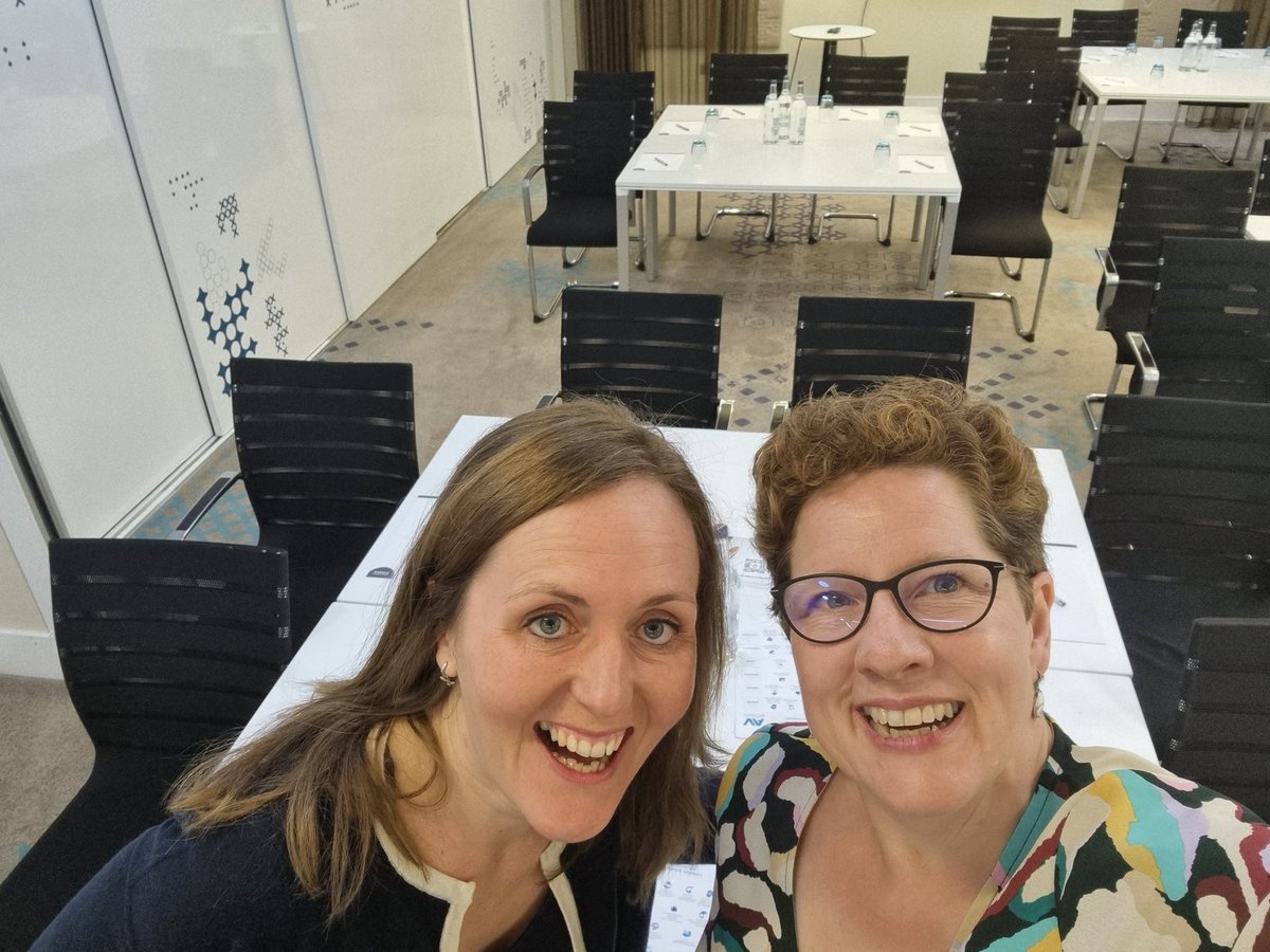 It's Wednesday &amp; <a href="/JoMGraham/">Jo Graham</a> &amp; myself are preparing for the day ahead. We're excited to be delivering the first <a href="/Minds_Ahead/">Minds Ahead</a> and <a href="/EducationLBU/">Carnegie Education</a> of 2023! Delegates are arriving &amp; it's lovely to hear shared conversations beginning over the cookies &amp; hot drinks!!
#SMHLConference