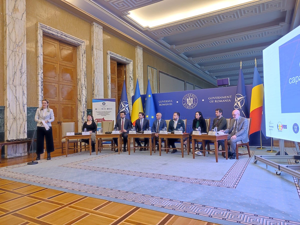 We're in🇷🇴 to support the launch of the Romanian Government’s Action Plan on #InnovativeCapacity. Actions include: 

🪁An innovation strategy
🪄Innovation lab
🔍Diverse recruitment
🦾Innovative skills 

More: oecd-opsi.org/publications/i…