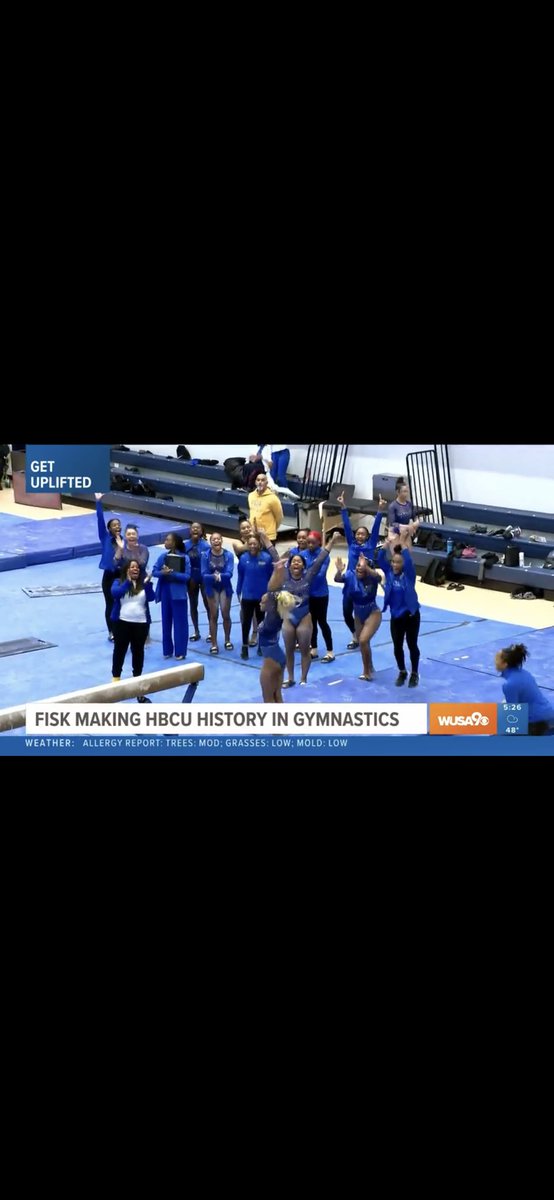 HiloHIChadO's tweet photo. Go get’um Fisk University 👏 History in the making @DCAllisontv @wusa9 #GetUpLifted 🤙 https://t.co/hLLKMkIHkk