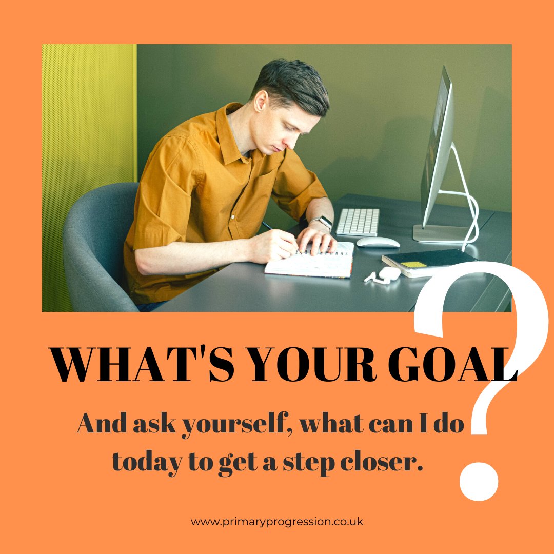 p_progresssion's tweet photo. What's your goal? What do you want to achieve today? #teachers #education #motivation #motivational #inspiration #inspirational #goals #achievements #stepbystep #primaryschool #primaryschoolteacher https://t.co/jxGGEHNA1N