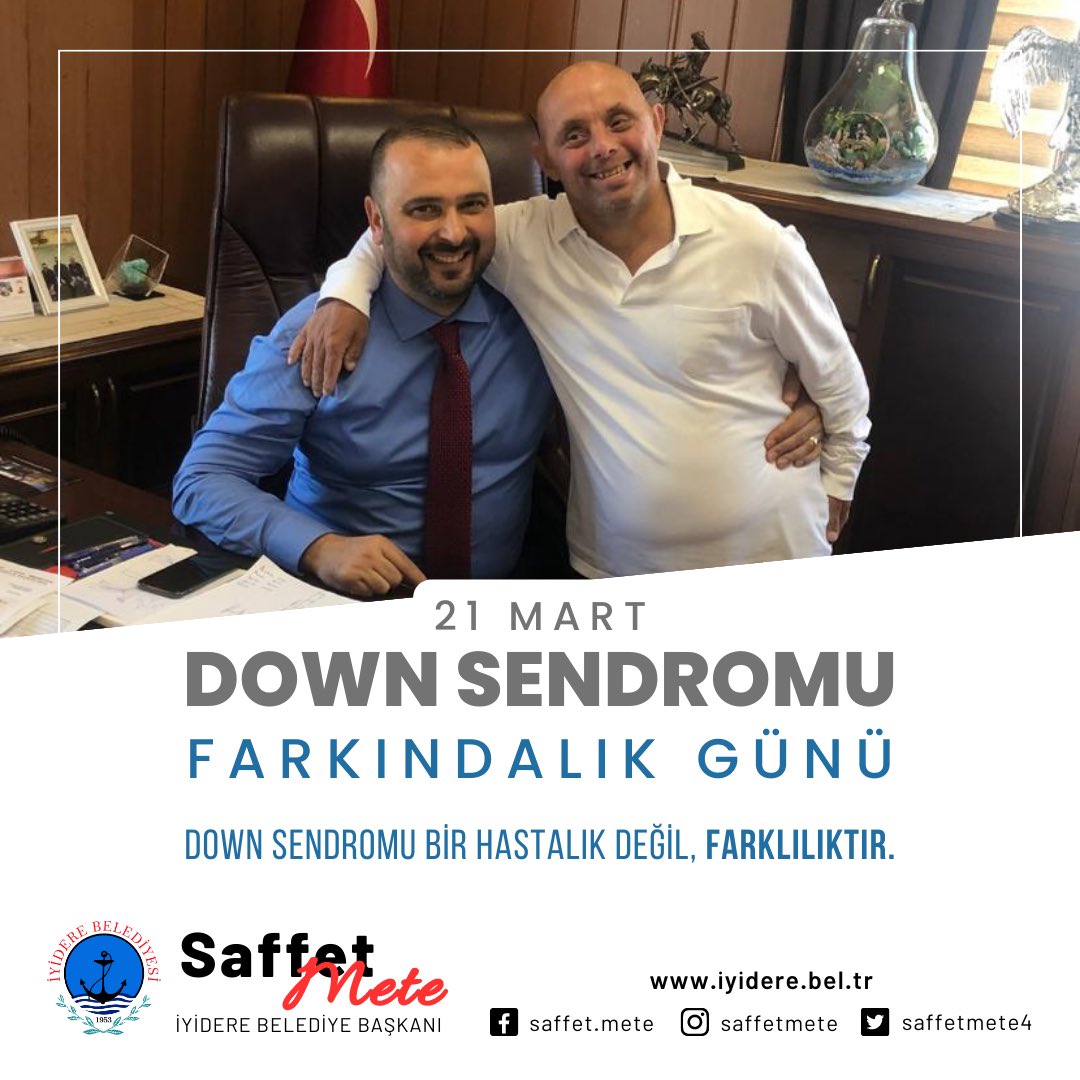 Yüreklerinde taşıdıkları sonsuz sevgi ile yaşama +1 değer katan down sendromlu kardeşlerimizin ve kıymetli ailelerinin daima yanındayız. 
    Gönlümüz, kalbimiz her zaman sizlerle...