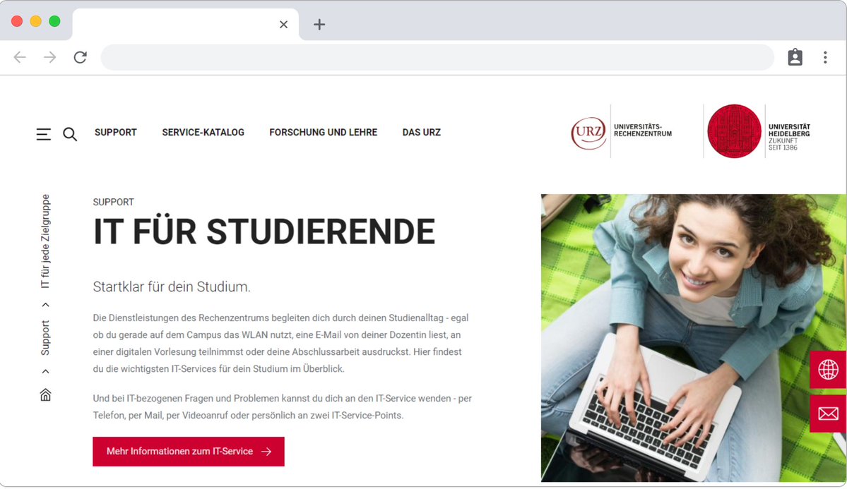 URZINFO's tweet photo. Willkommen zum #Semesterstart! Erfahrt mehr zu den zentralen IT-Diensten für's Studium. Die wichtigsten Infos zu WLAN, E-Mail, Moodle, #heiBOX, IT-Support etc. solltet Ihr auf keinen Fall verpassen ! Macht Euch schlau 👨🎓➡️Online-Vortrag heute um 11 Uhr🌐https://t.co/e7wTXol7kq https://t.co/aq48ZocMca