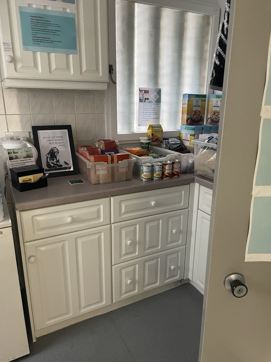 WecopsCaroline's tweet photo. The Pantry is such a welcome addition to our welfare space - somewhere staff and officers can go, take time out and get any grocery assistance they require. Thanks so much for putting this together - u know who you are! https://t.co/LlVHHGbJDf