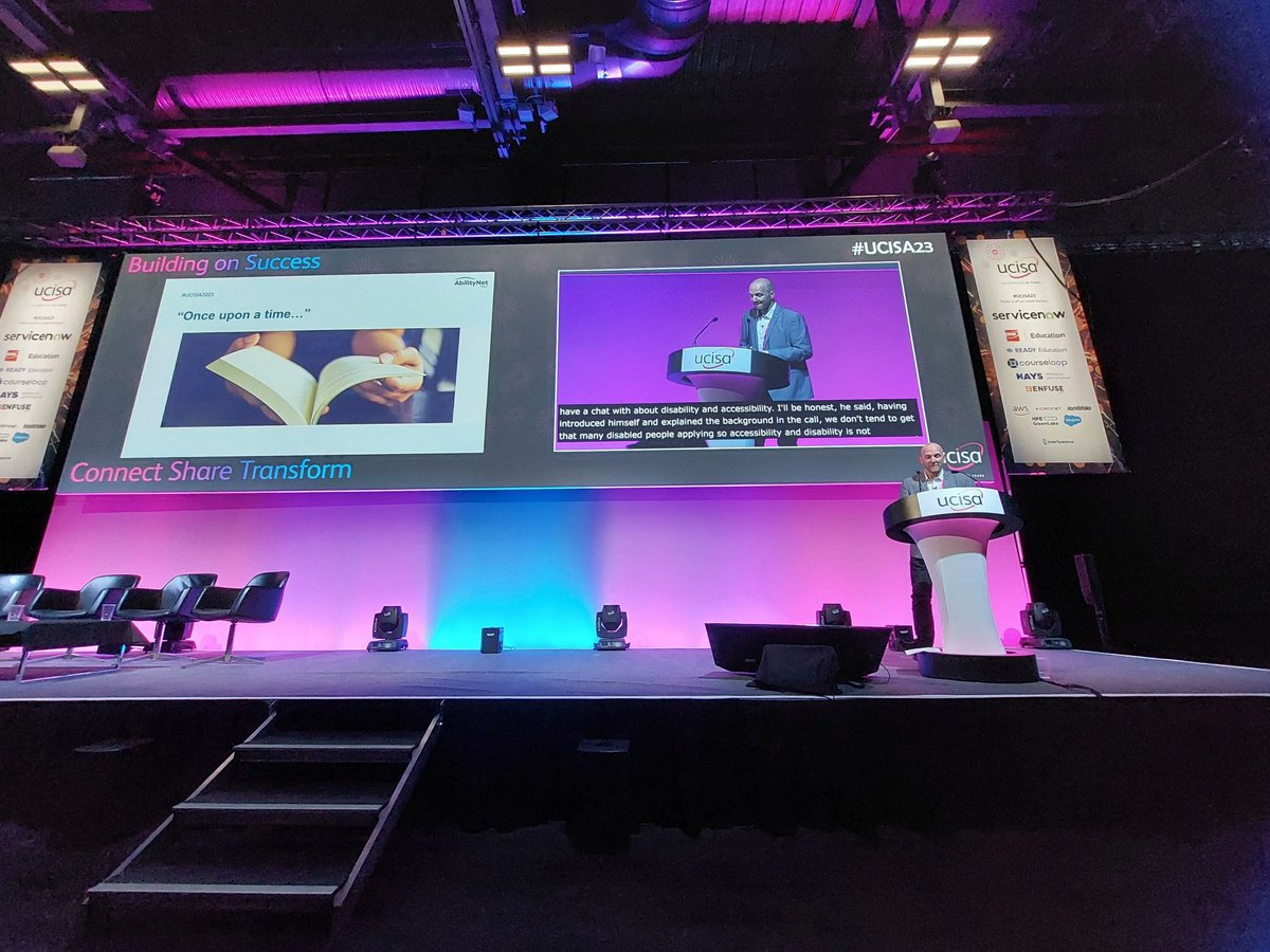 UCISA's tweet image. Adam Tweed from @AbilityNet is opening day two of the #UCISA23 Leadership Conference with his session &quot;A sustainable approach to building a diverse and disability inclusive team&quot;

#UCISA #accessibility #inclusion