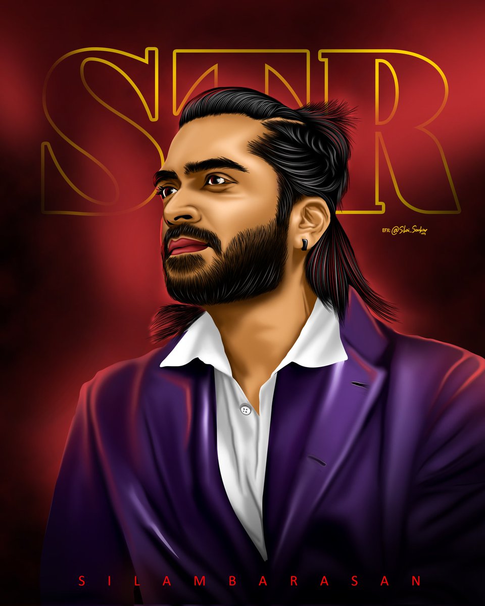 ShaiSankarEditz's tweet photo. Fan art @SilambarasanTR_ 💥👑
@SimbuFansRage @SimbuFansTrends 

#Silambarasan #PathuThalaTrailer #PathuThalaAudioLaunch #Atman #simbu https://t.co/Y0y2L9VImm