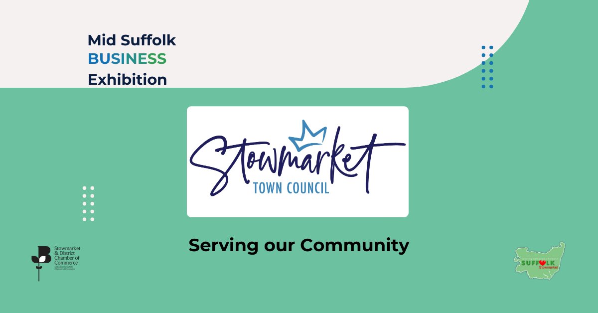 MSBusEx's tweet photo. Stowmarket Chamber and MSBE2023 would like to say thank you to our Sponsor, Stowmarket Town Council, for helping make this event possible.

To attend and learn more, click the link below and book your FREE tickets now.
https://t.co/xGvCSLxJzN

#StowmarketChamber #MSBE2023 https://t.co/pfoYi9ecyW