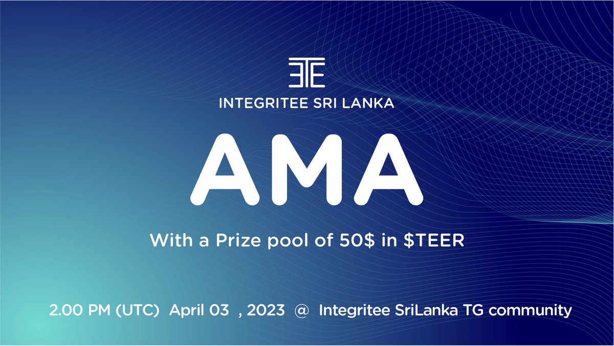 Integritee Sri Lanka tweet media